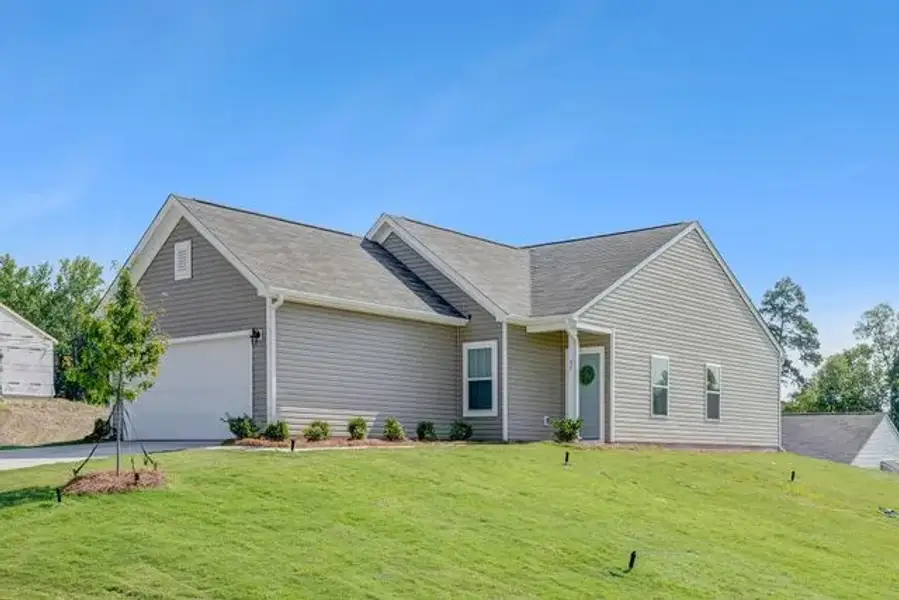 Representative exterior details of a home built from the Canterbury by True Homes in The Retreat at Reedy Fork Ranch, Greensboro (Image 4).