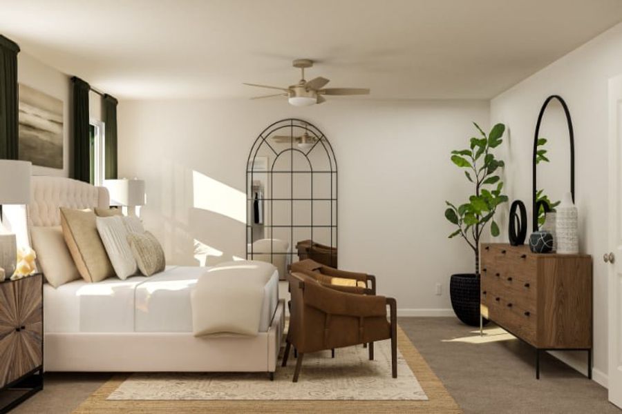 A living room with a white couch and a white table. A living room with a white couch and a white table.