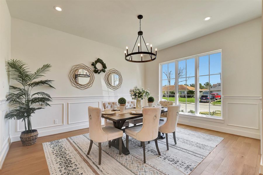 Furnished interior view inside a new home in , Houston (Image 15).