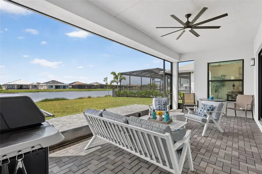 Exterior details and patio area of a home in , Port St. Lucie (Image 3). Exterior details and patio area of a home in , Port St. Lucie (Image 3).