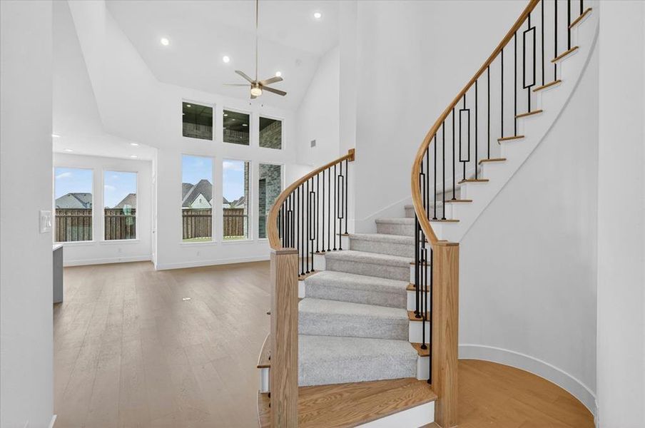 Furnished interior view inside a new home in Quail Hollow, Rockwall (Image 8).