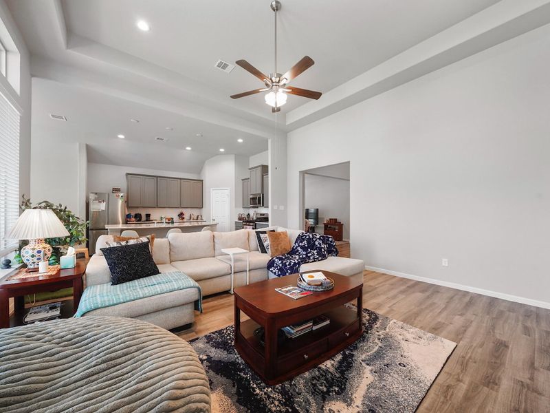 Furnished interior view inside a new home in , Katy (Image 4). Furnished interior view inside a new home in , Katy (Image 4).