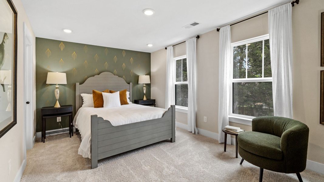 Representative furnished interior of a home built from the Finley by DRB Homes in Foxbank, Gray Court (Image 29).