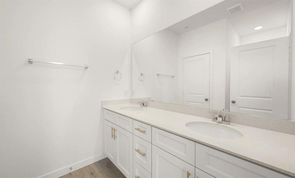 Primary Bathroom Representative Photo featuring the Serene Collection Primary Bathroom Representative Photo featuring the Serene Collection