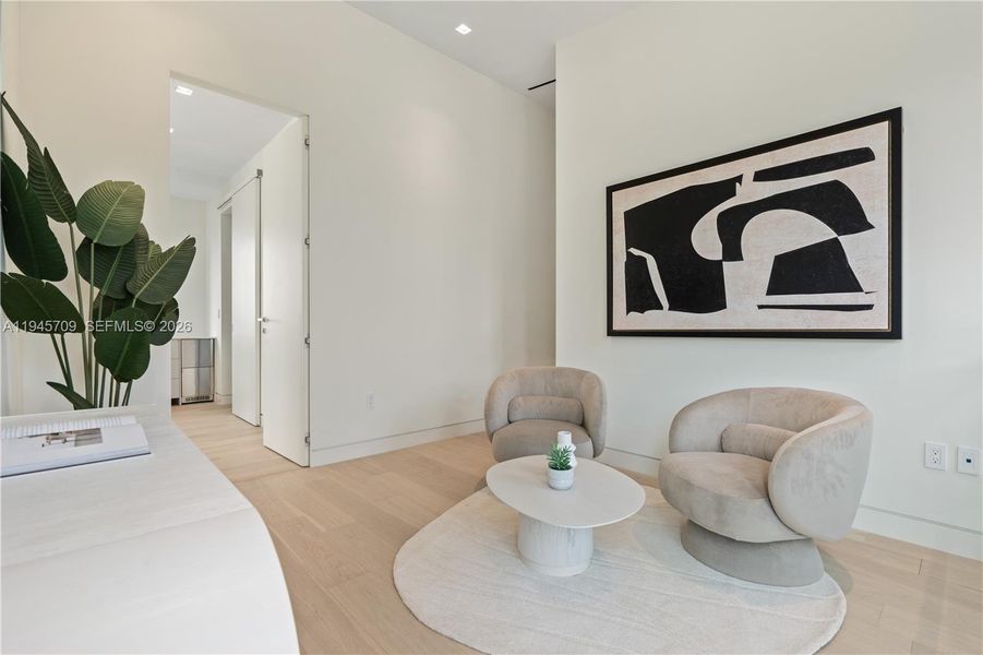 Furnished interior view inside a new home in , Miami Beach (Image 11).