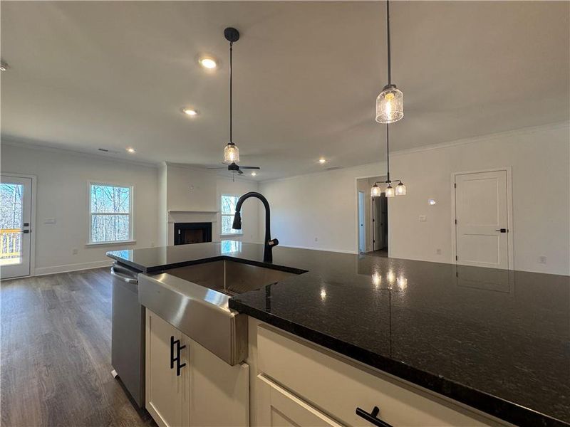 Furnished interior view inside a new home in Tuscany Hills, Douglasville (Image 11).
