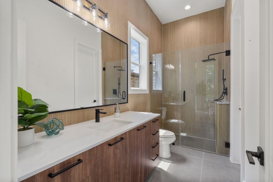 Furnished interior view inside a new home in , Houston (Image 13).
