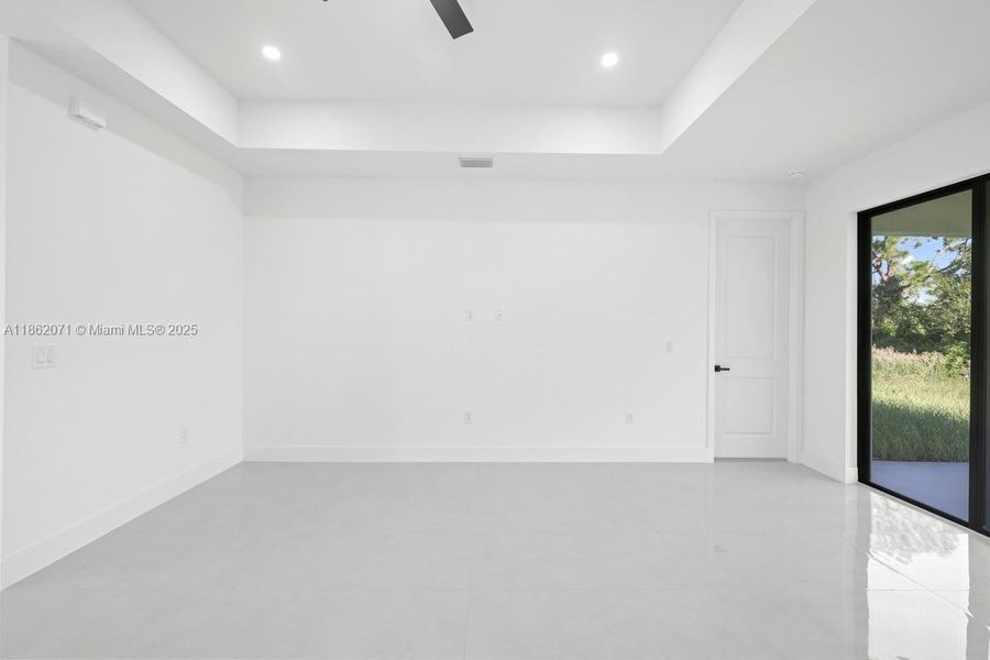 ACTUAL LIVING AREA LOOKING TO MAIN BEDROOM ENTRANCE