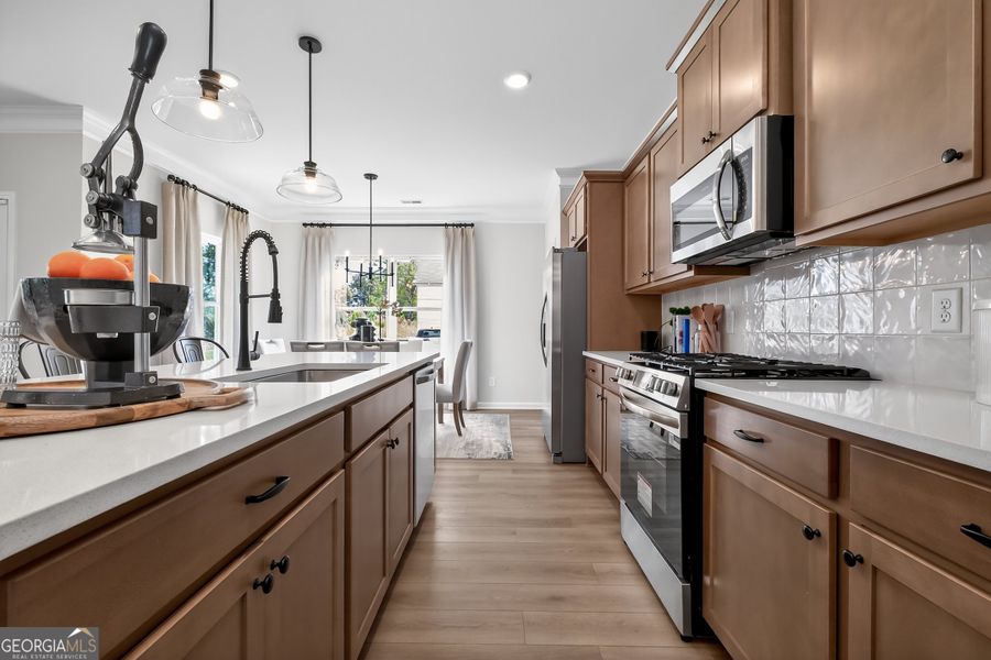 Furnished interior view inside a new home in Stonebridge North, Macon (Image 6).