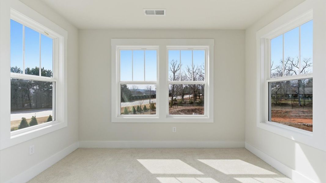 Furnished interior view inside a new home in Pelham Crossing, Greenville (Image 27).