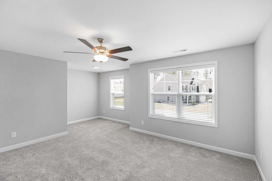 Representative unfurnished interior of a home built from the Drayton by Caviness & Cates Communities in Bartlett Manor, Youngsville (Image 209).