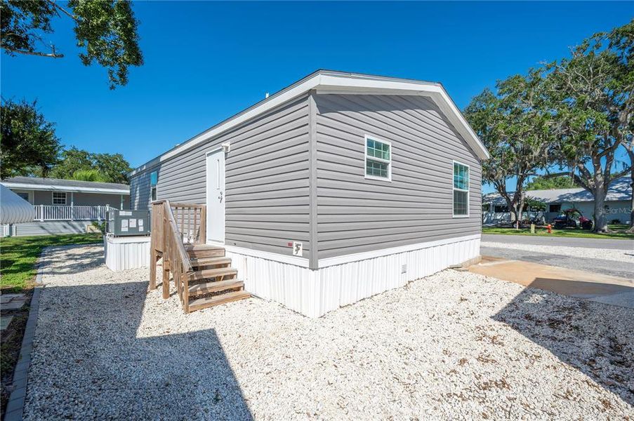 Exterior details and patio area of a home in , Lake Wales (Image 2). Exterior details and patio area of a home in , Lake Wales (Image 2).