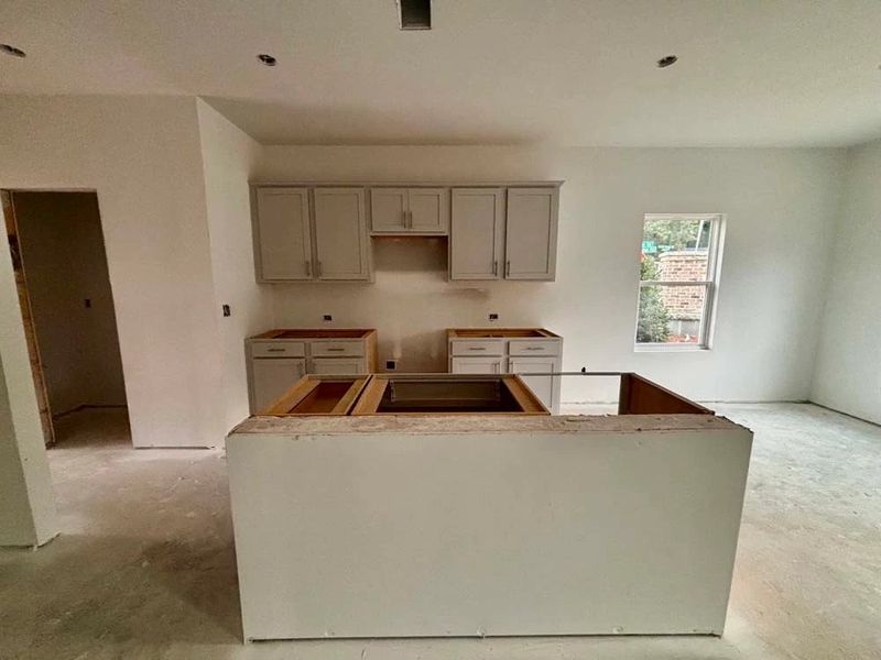 Kitchen Construction Progress Featuring Milan Collection Finishes Kitchen Construction Progress Featuring Milan Collection Finishes