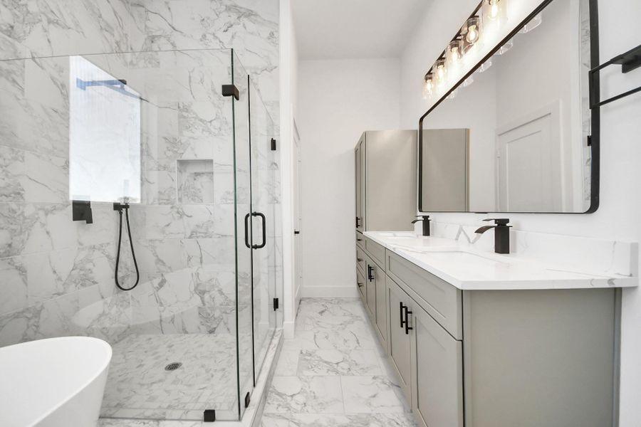 Furnished interior view inside a new home in , Houston (Image 5).