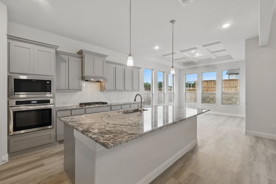 Representative furnished interior of a home built from the Classic Series - Princeton by DRB Homes in Oaks at San Gabriel, Georgetown (Image 13). Representative furnished interior of a home built from the Classic Series - Princeton by DRB Homes in Oaks at San Gabriel, Georgetown (Image 13).