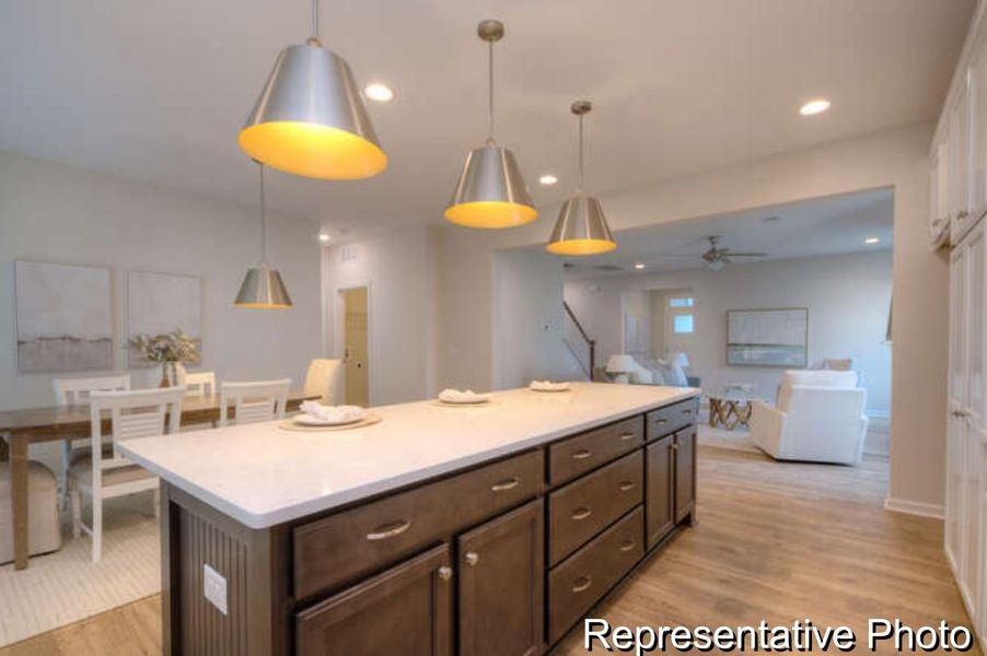 Furnished interior view inside a new home in Copper Ridge at Flowers Plantation, Clayton (Image 3).