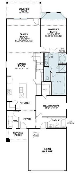 2D floor plan layout of this home in Pinewood at Grand Texas, New Caney, TX (Image 4). 2D floor plan layout of this home in Pinewood at Grand Texas, New Caney, TX (Image 4).