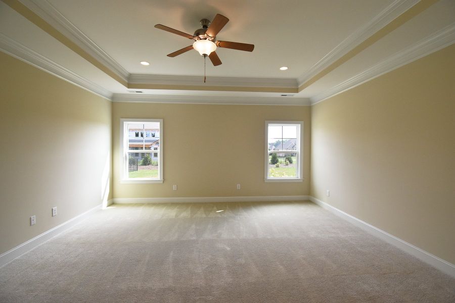 Representative unfurnished interior of a home built from the Cosmopolitan by Keystone Homes NC in Weybridge, Burlington (Image 33).