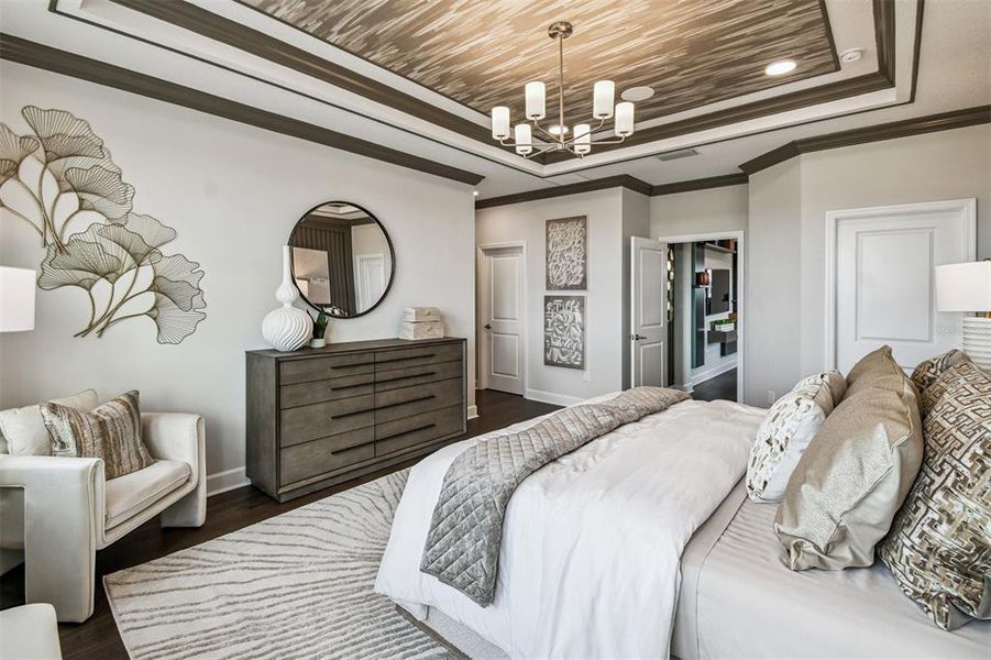 Furnished interior view inside a new home in Lake Star at Ovation, Winter Garden (Image 31).