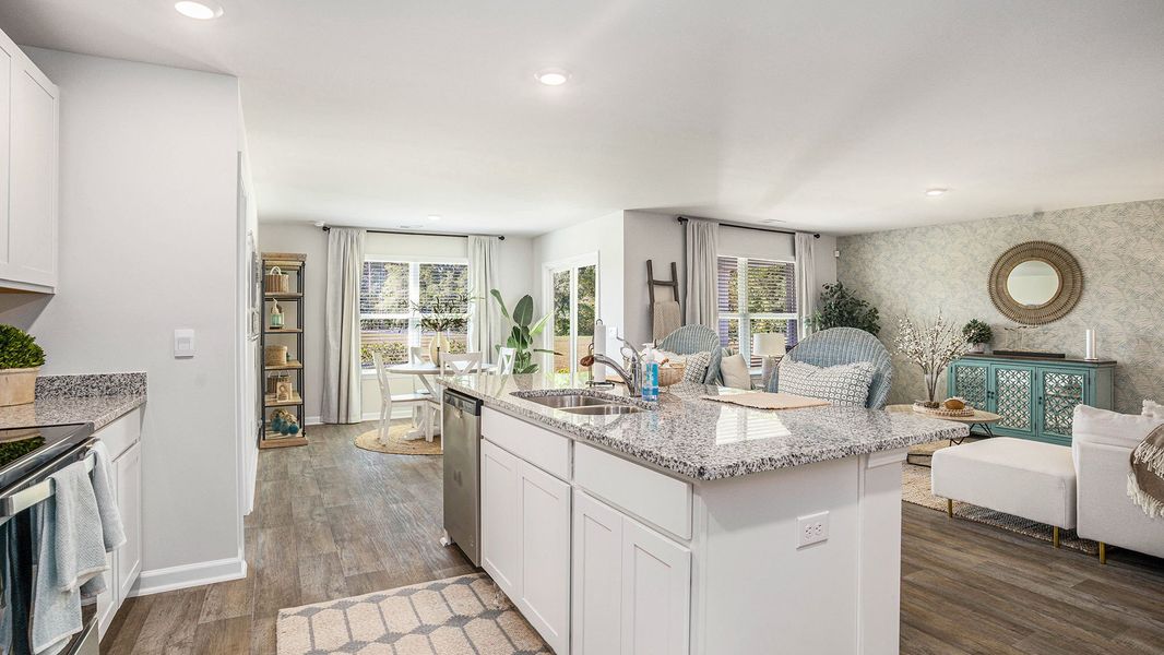 Furnished interior view inside a new home in Stanbury Creek, Supply (Image 5).