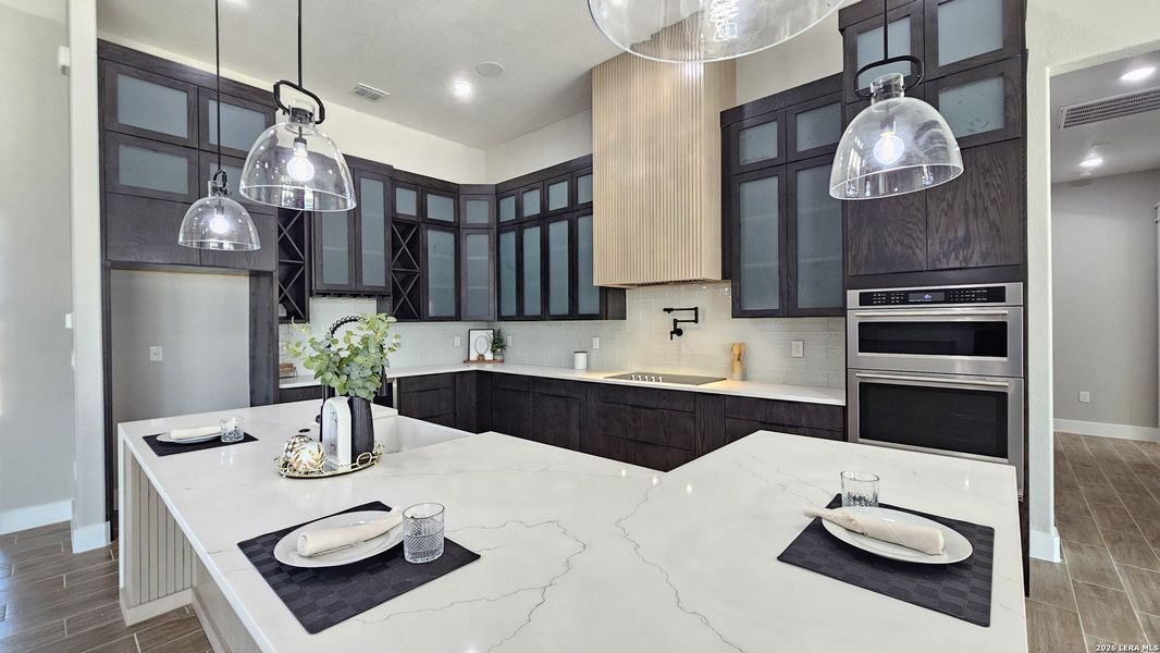Furnished interior view inside a new home in , Adkins (Image 30).