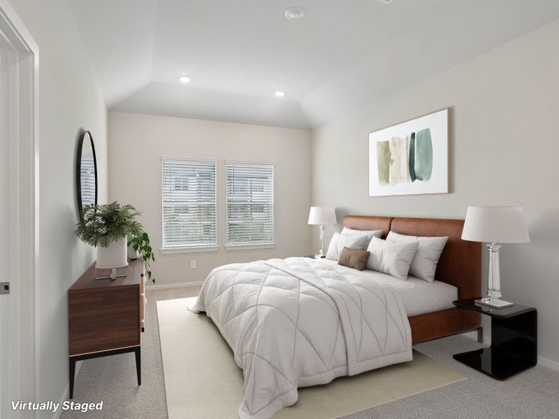 Furnished interior view inside a new home in Parkway Commons - City Series, Missouri City (Image 8).
