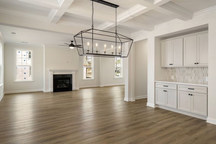 Spacious, unfurnished interior of a new home in Landing at Pine Lake, Anderson (Image 23).