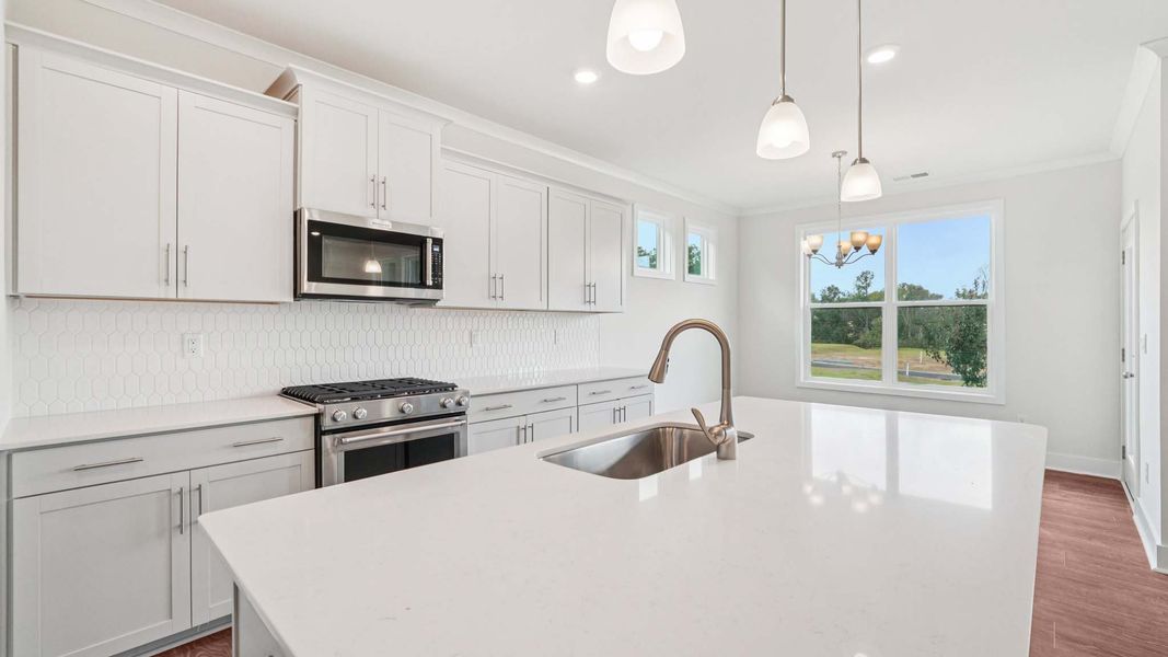 Furnished interior view inside a new home in Westport, York (Image 4).