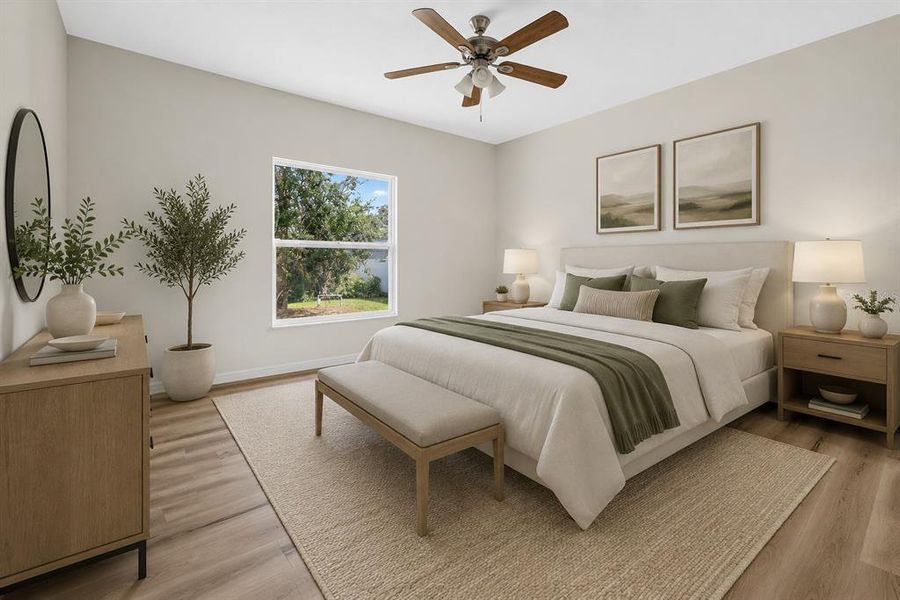 Furnished interior view inside a new home in , Port Charlotte (Image 33). Furnished interior view inside a new home in , Port Charlotte (Image 33).