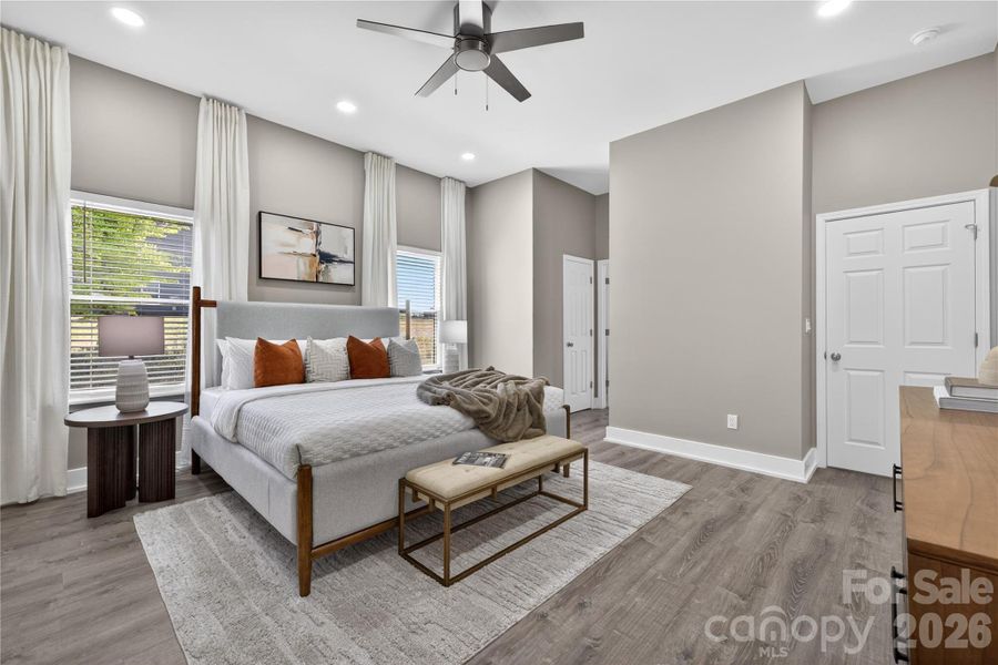 Furnished interior view inside a new home in , Bessemer City (Image 28).