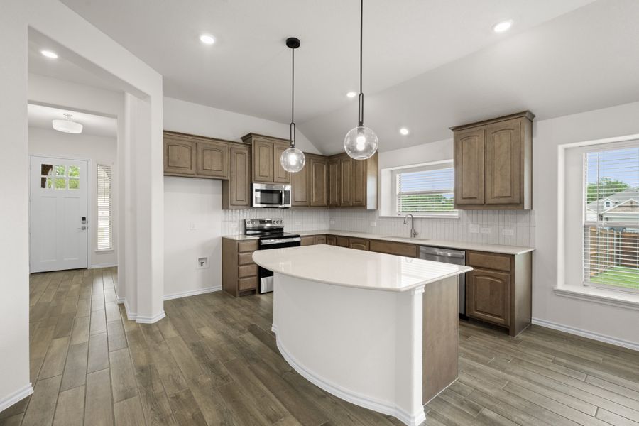 Furnished interior view inside a new home in Waterford Park, Weatherford (Image 6). Furnished interior view inside a new home in Waterford Park, Weatherford (Image 6).
