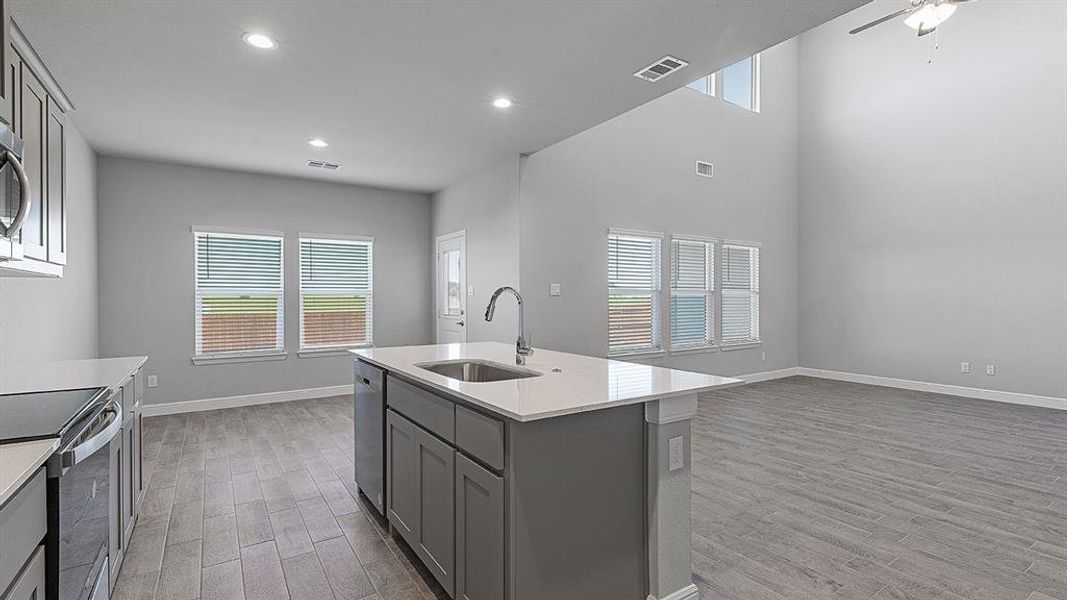 Furnished interior view inside a new home in Sandstone Estates, Granbury (Image 9).