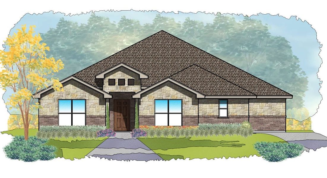 Representative rendering of the exterior for the Lincoln by Carothers Executive Homes (Image 1). Representative rendering of the exterior for the Lincoln by Carothers Executive Homes (Image 1).