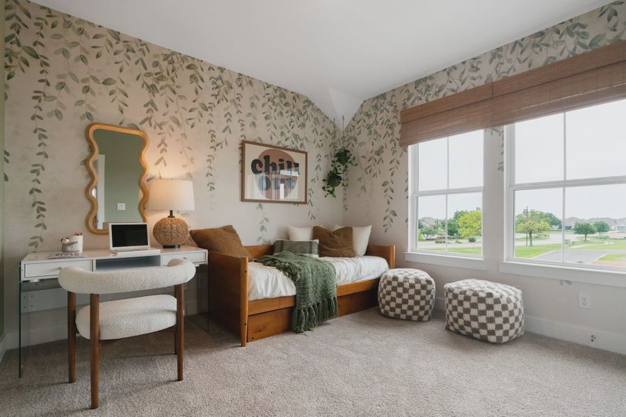 Representative furnished interior of a home built from the Madison by Chesmar Homes in Attwater 55s, Waller (Image 4).