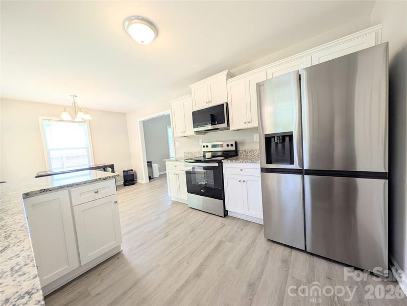 Furnished interior view inside a new home in , Clover (Image 11).