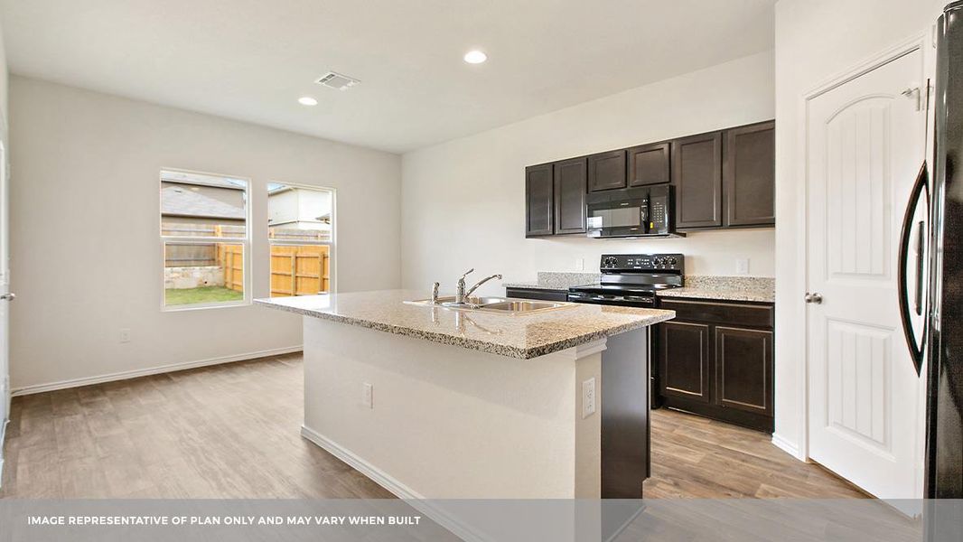 Furnished interior view inside a new home in Carillon, Manor (Image 7).
