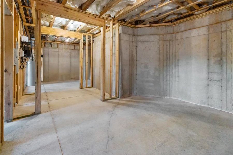 In-progress construction of a new home in , Flowery Branch, GA (Image 55).