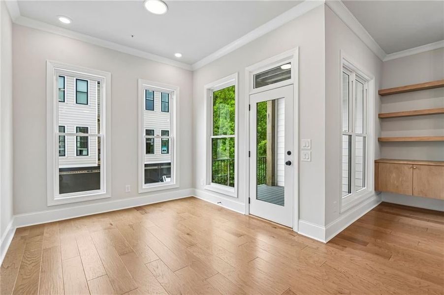Spacious, unfurnished interior of a new home in Byers Park, Alpharetta (Image 20).