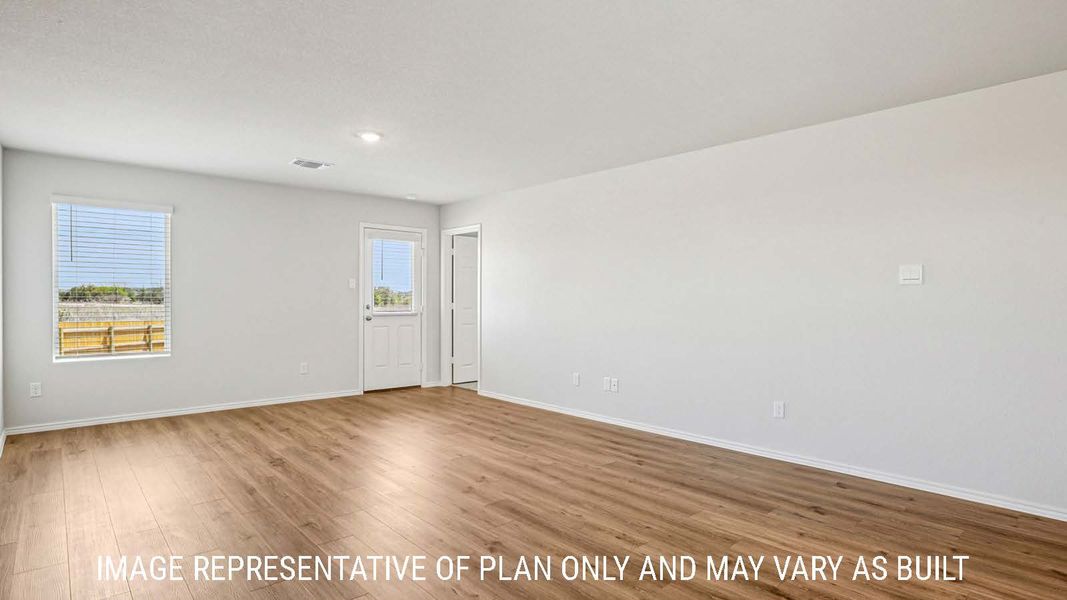 Representative unfurnished interior of a home built from the Estero by D.R. Horton in The Villages at Schwertner Ranch, Jarrell (Image 15).