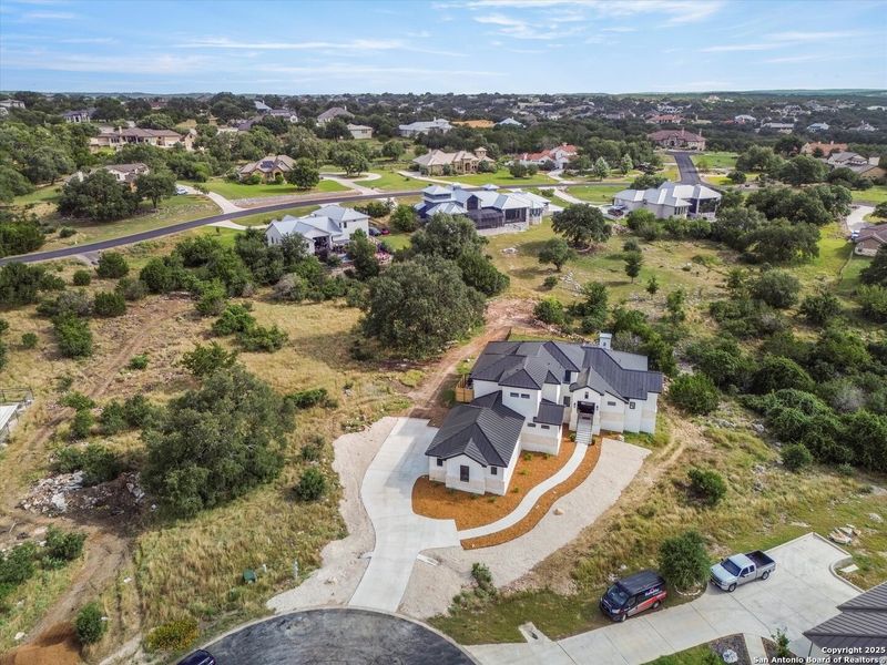 Front exterior of a new home in , New Braunfels, TX, highlighting curb appeal (Image 29). Front exterior of a new home in , New Braunfels, TX, highlighting curb appeal (Image 29).