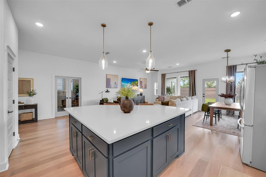 Furnished interior view inside a new home in , Cypress (Image 10).