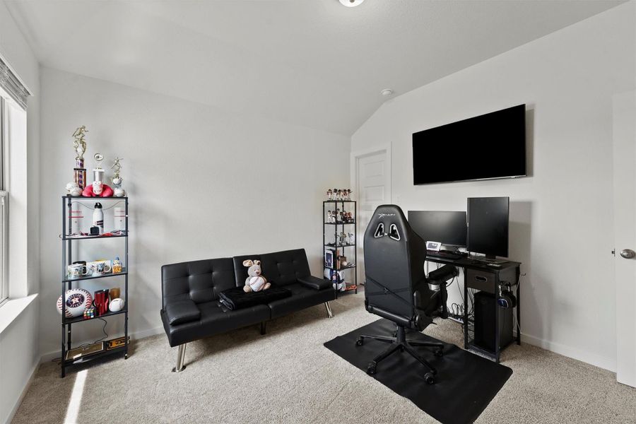 Upstairs bedroom with its own private ensuite for added comfort and privacy. Upstairs bedroom with its own private ensuite for added comfort and privacy.