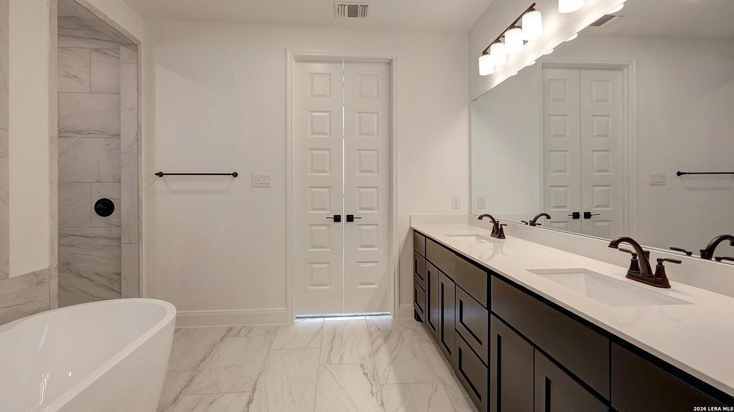 Furnished interior view inside a new home in Kallison Ranch, San Antonio (Image 8).