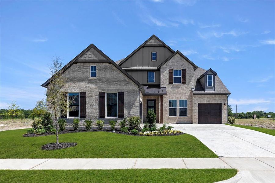 Front exterior of a new home in , Rockwall, TX, highlighting curb appeal (Image 20).