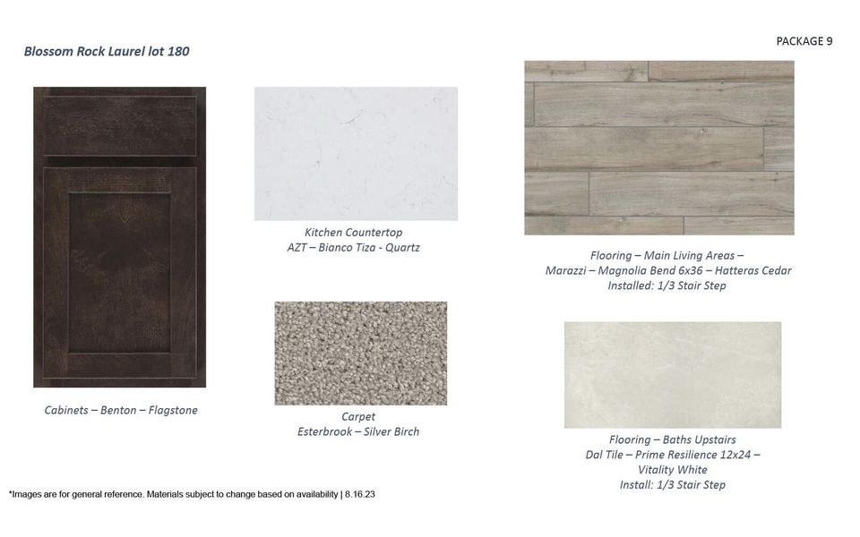 Homesite 180 Design Selections