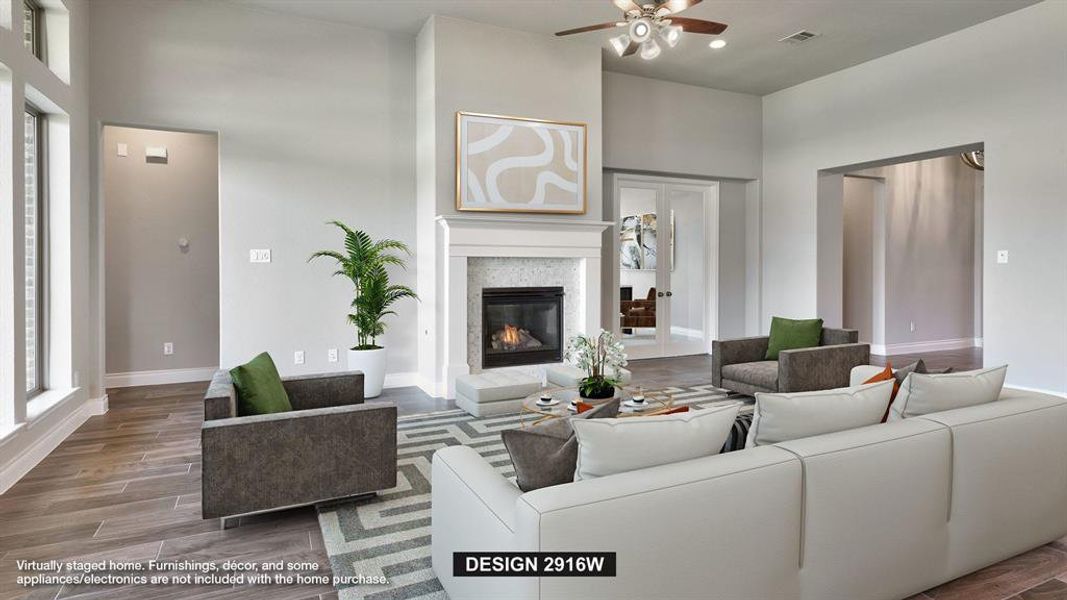 Furnished interior view inside a new home in Hillstead, Lavon (Image 4).