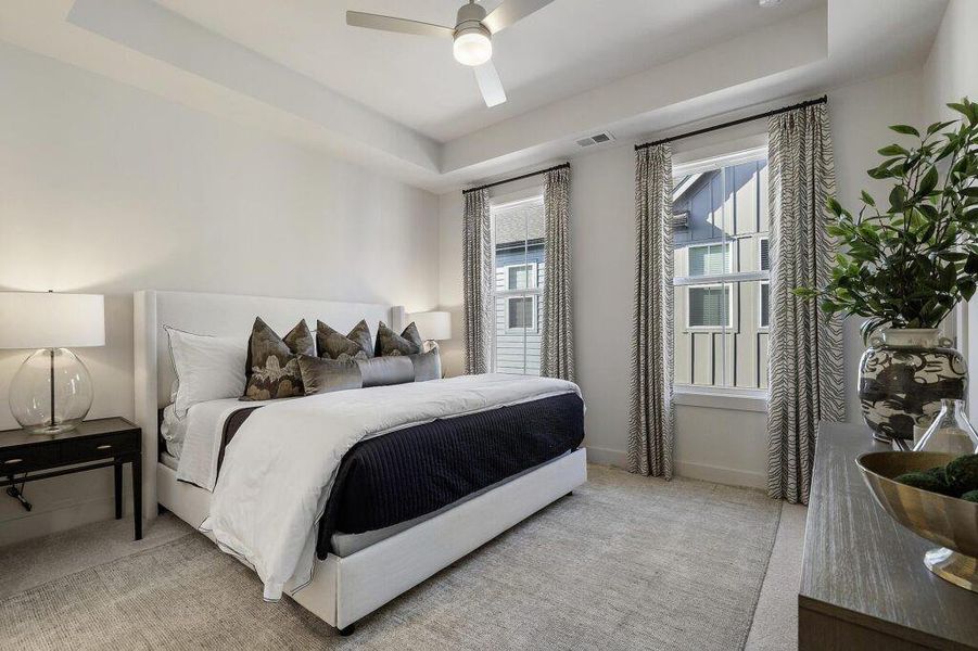 Furnished interior view inside a new home in , Atlanta (Image 6).