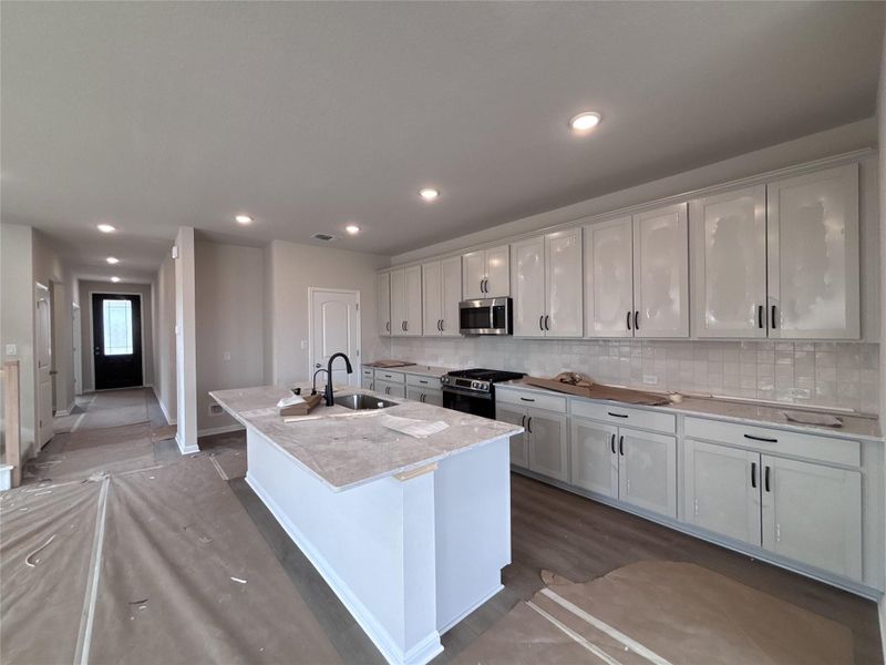 In-progress construction of a new home in The Colony, Bastrop, TX (Image 24).