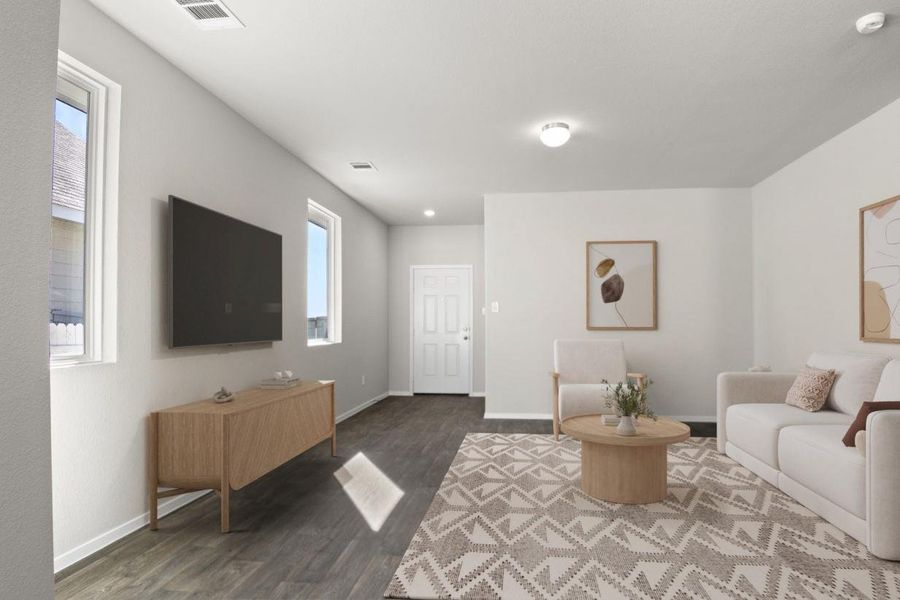 Furnished interior view inside a new home in Casetta Ranch, Kyle (Image 9).