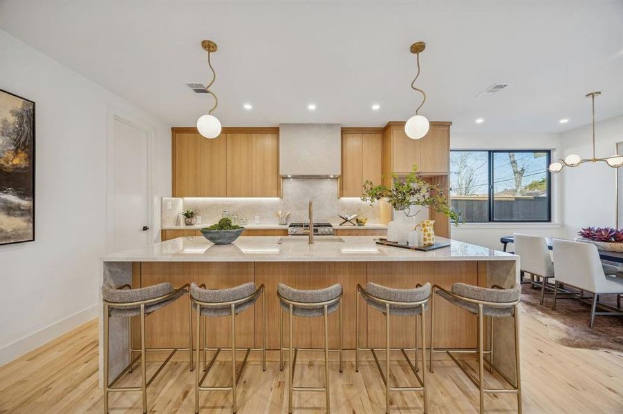 Furnished interior view inside a new home in , Dallas (Image 17).